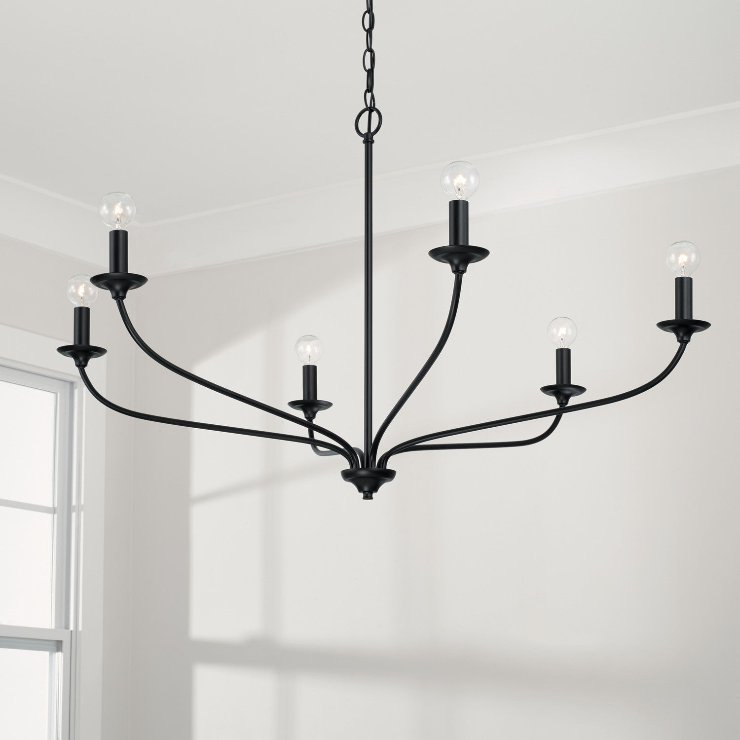Dolan 6-Light Chandelier Wide Candle Style Chandelier