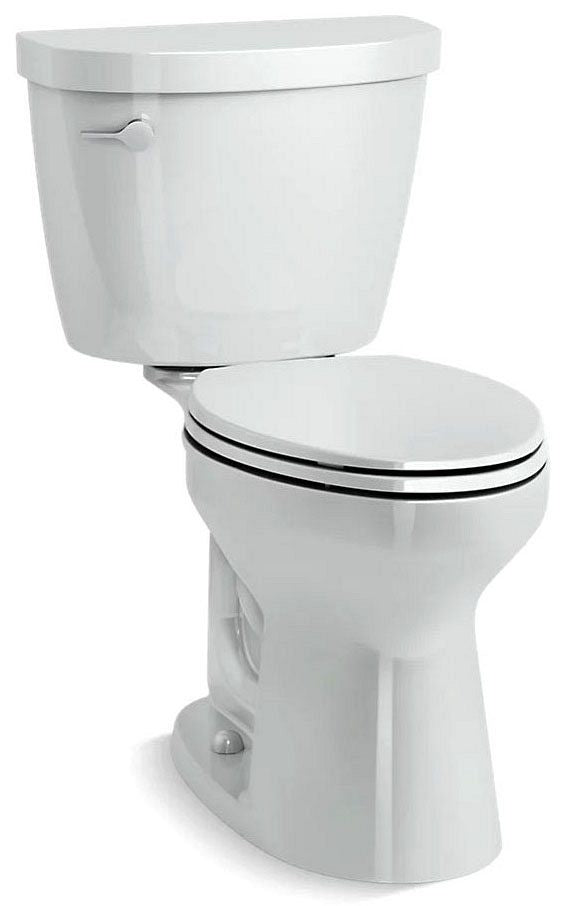 Two-Piece Elongated Toilet, 1.6 gpf