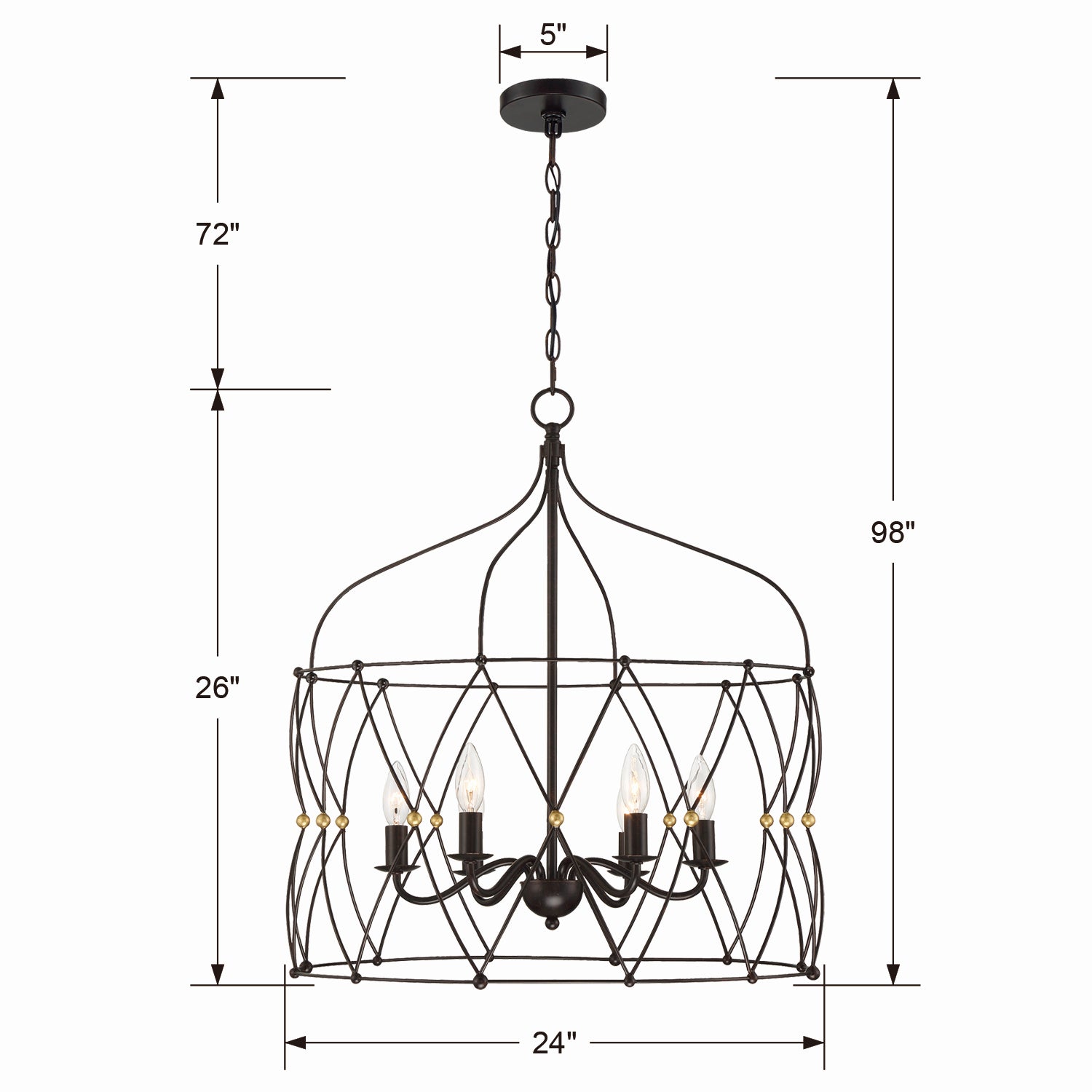 Crystorama ZUC-A9035-EB-GA