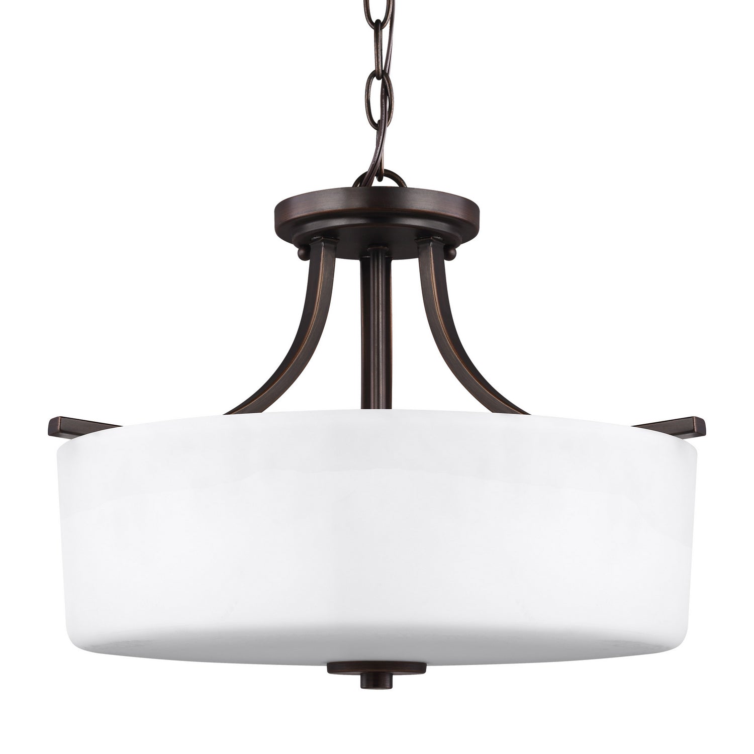 Kemal 3-Light LED Semi-Flush Mount Ceiling Light