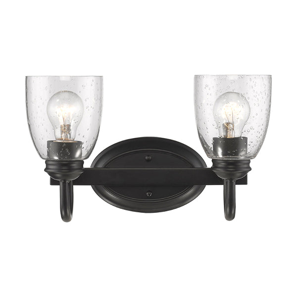 Golden Lighting 8001-BA2 BLK-SD
