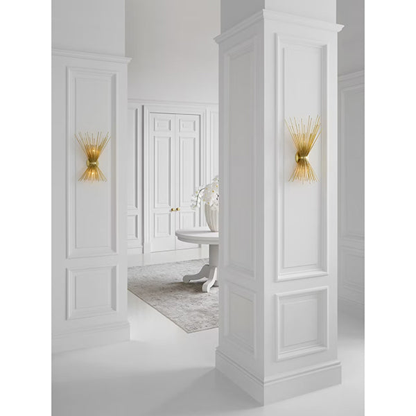 Katie 1-Light Wall Sconce with Clear Seedy Glass Shade