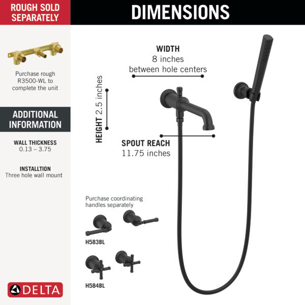 Delta T5784-BLLHP-WL