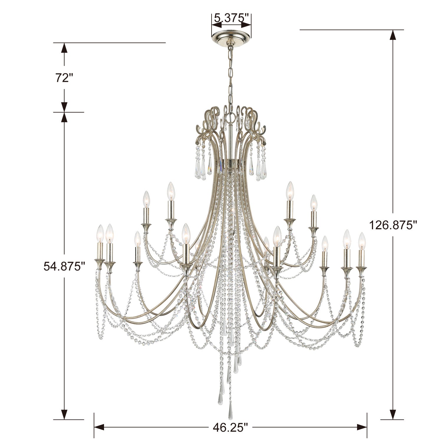 Arcadia 15-Light Chandelier