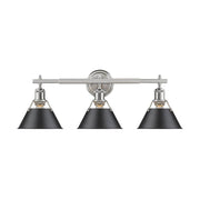 Golden Lighting 3306-BA3 PW-BLK
