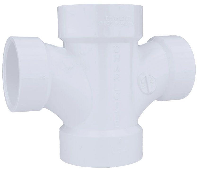 Charlotte Pipe PVC-429-3X3X1-1/2X1-1/2: CharlottePipe&Foundry_PVC4293X3X112X112