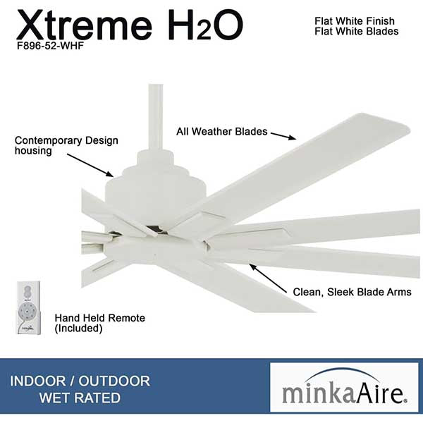 Minka F896-52-WHF