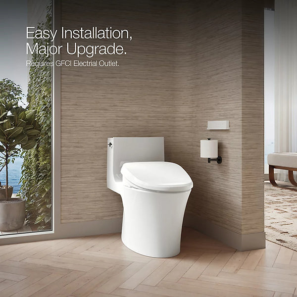 PureWash Elongated Bidet Toilet Seat with Remote Control