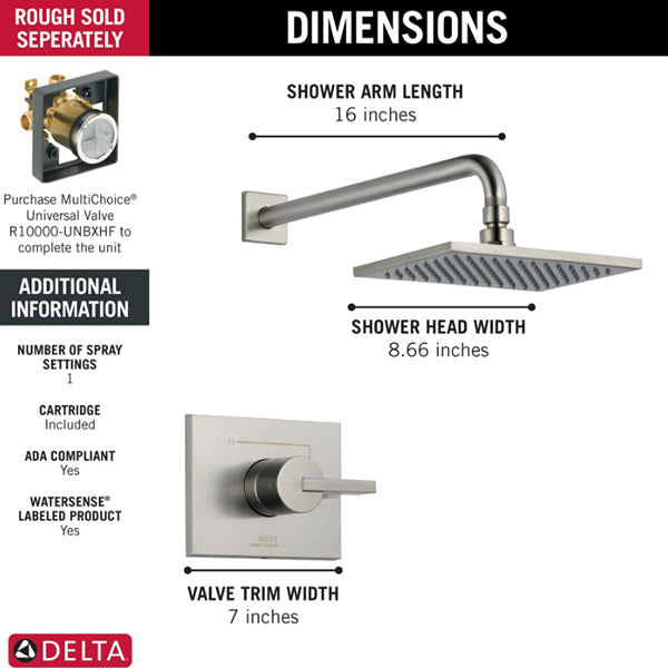 Delta T14253-SS-WE