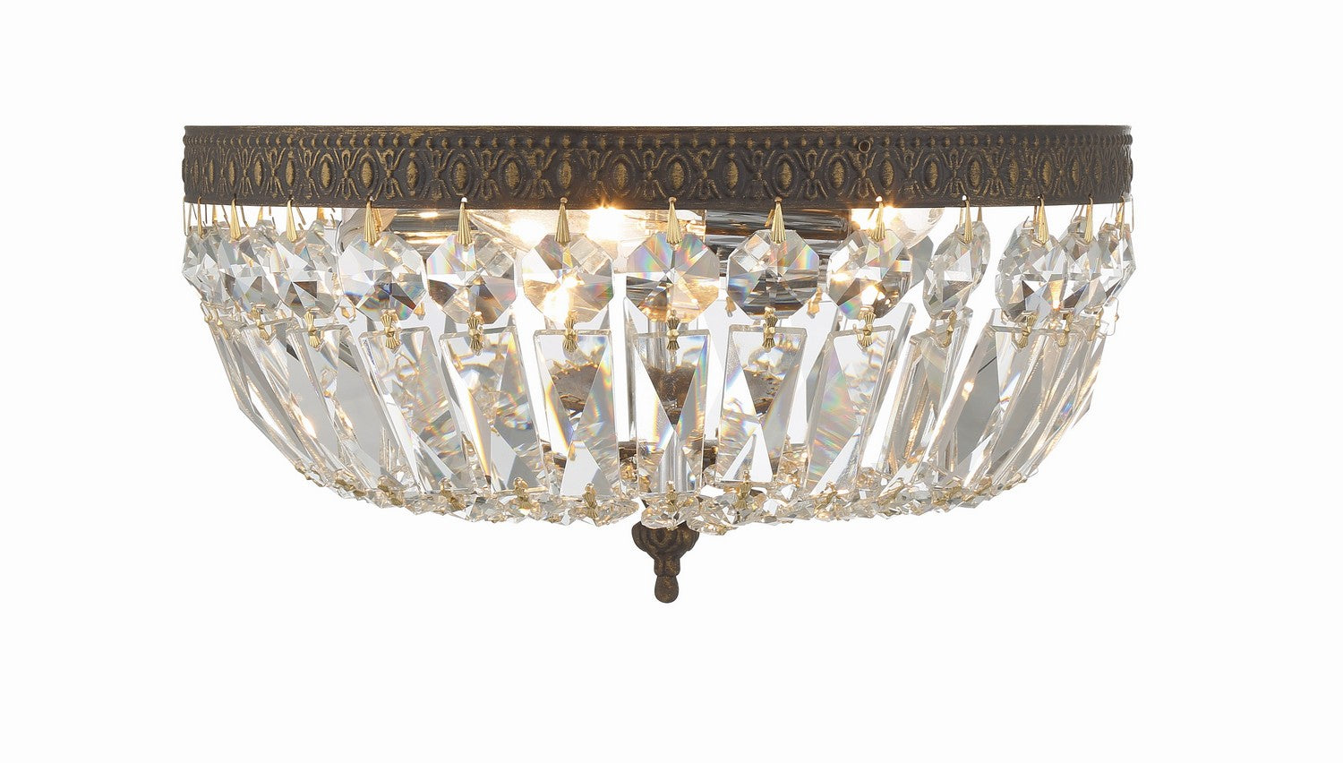 Waltham 3-Light 12 in Flush Ceiling Light