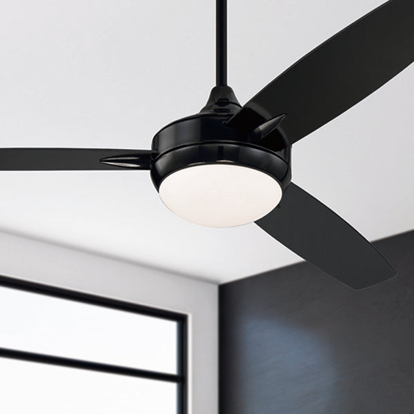 Targas 52 in 3 Blade Ceiling Fan with Brushed Nickel Blades