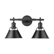 Golden Lighting 3306-BA2 BLK-BLK