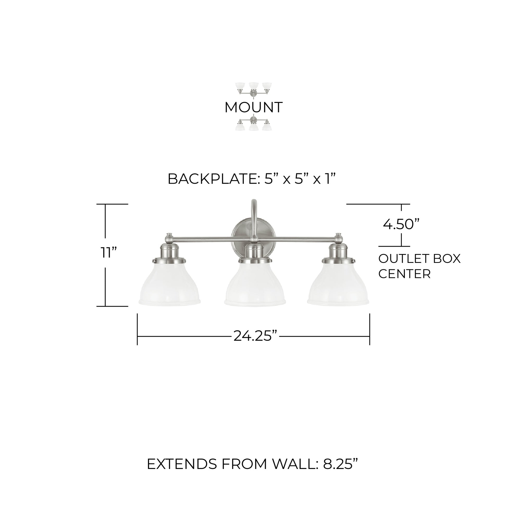 Capital Lighting 8303CH-128