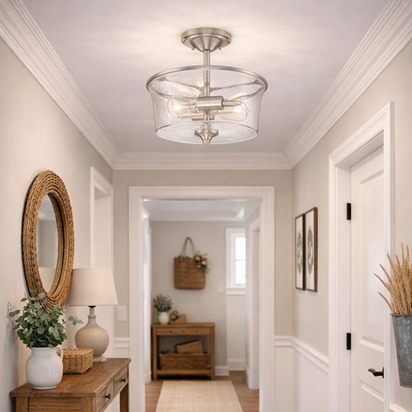 Gwyneth 2-Light Convertible Semi-Flush Mount Ceiling Light
