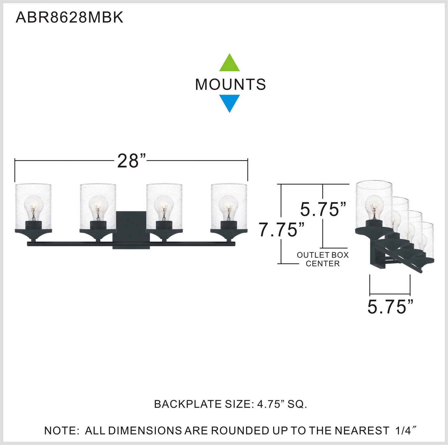 Quoizel ABR8628MBK