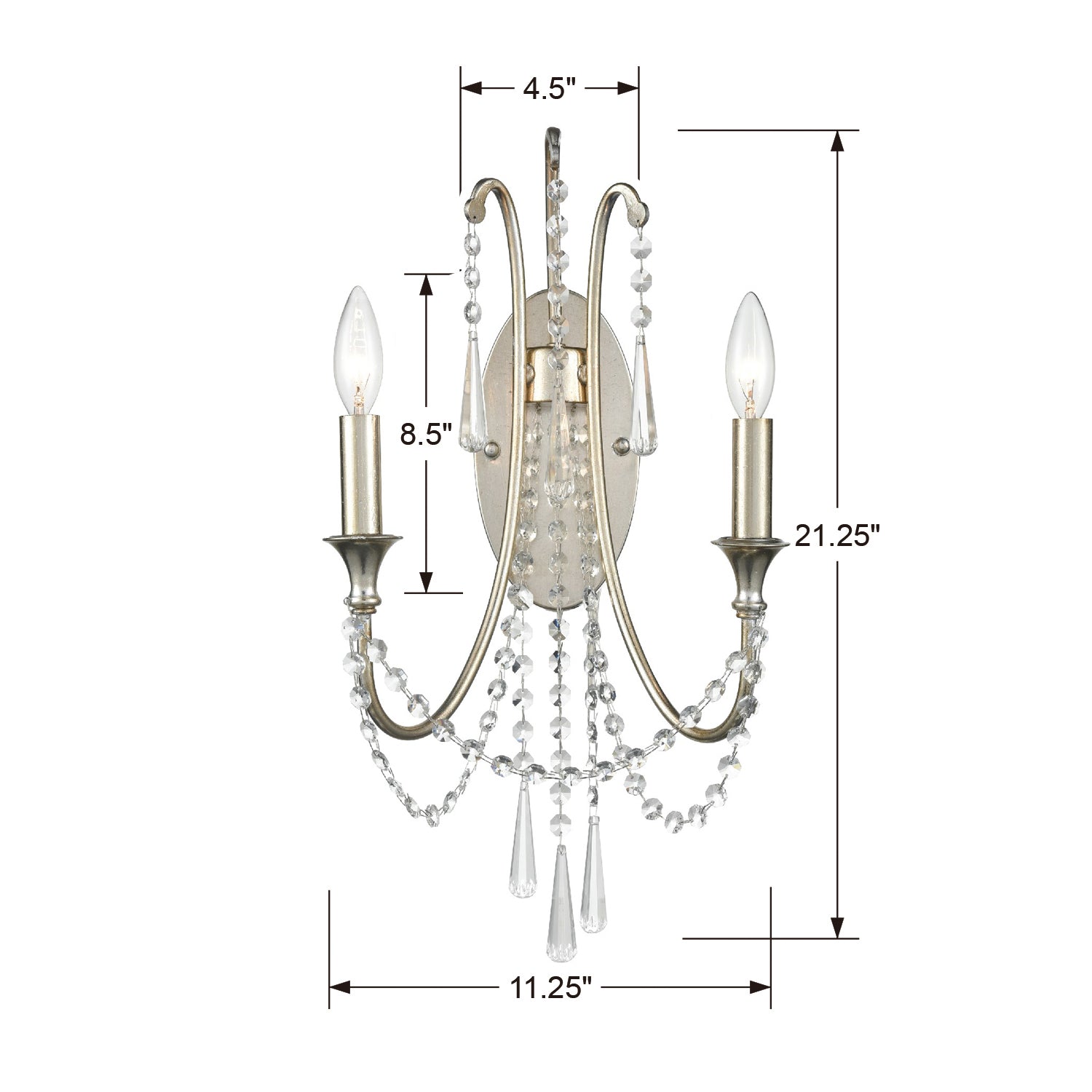 Crystorama ARC-1902-SA-CL-MWP: 968238-2.jpg